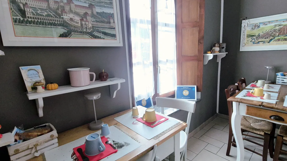 The breakfast room at B&B Cascina Barolo